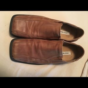 Steve Madden Camel Leather Slip-on 11M